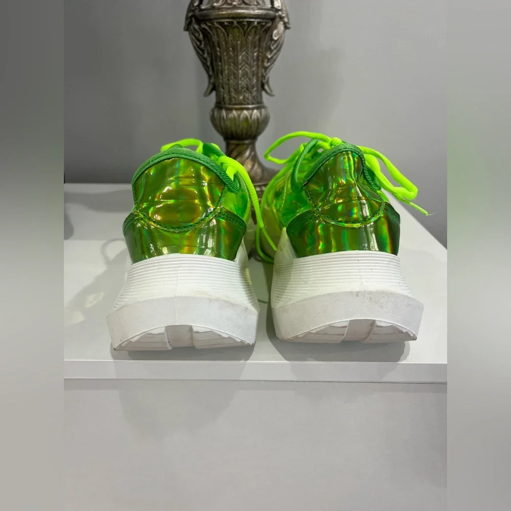 YOKI Neon Green Transparent Sneakers - Picture 6 of 8
